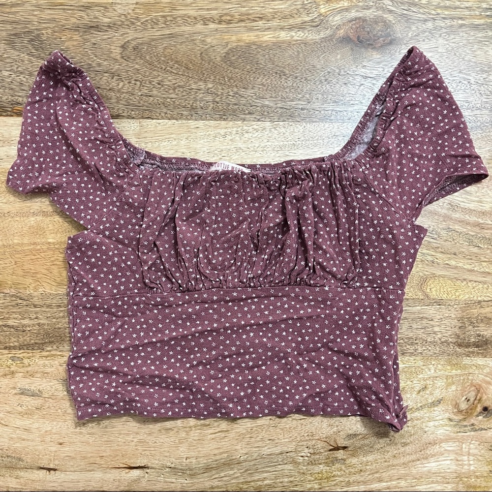 Pacsun Floral Crop Top